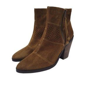 LUCKY BRAND Ramses Brown Leather Boots Size 10W